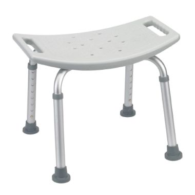 Deluxe Knockdown Aluminum Bathbench without Back 15.75 to 19.75 Inch - RTL12203KDR