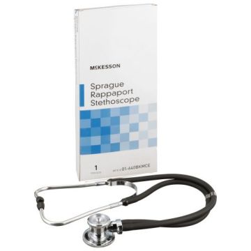 entrust Sprague - Rappaport Stethoscope 1-1/4 Inch / 1 Inch / 3/4 Inch Bell - 01-640BKMCE