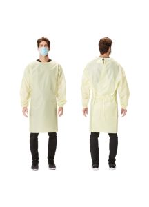 Yellow Reusable Procedure Gown by Hanes