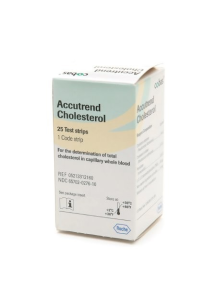 Accutrend Cholesterol Test Strips 25/Vial - 5213312160