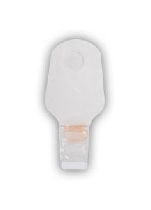Drainable Pouch with InvisiClose Tail Closure System and Filter Transparent with 1-Sided Comfort Panel
