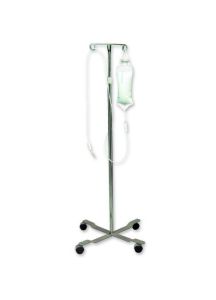 IV Pole with Wheels, Stainless Steel IV Stand Poles Portable Infusion Stand  IV Bag Holder with 2 Hooks for Hospital and Home, Adjustable Height