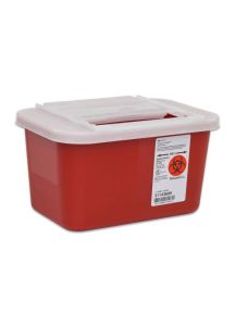 1 Gallon Red Sharps-A-Gator Sharps Container with Slide Lid 31143699