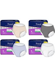 Prevail Color Collections Absorbent Underwear for Women by First Quality