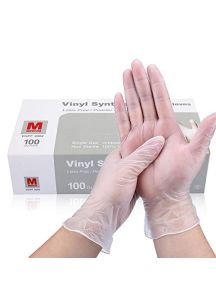 Basic Medical Clear Vinyl Exam Gloves