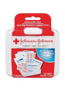 Johnson & Johnson First Aid To Go! Portable Mini Travel Kit