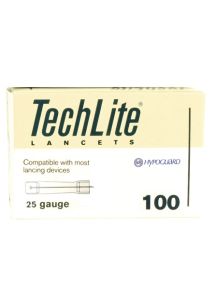 TechLite Lancet 25G (100 count) - 880125