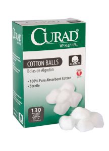 Medline CURAD Sterile Cotton Balls