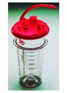 Cardinal Suction Canister Liner 1500mL Disposable with Pop Top Lid