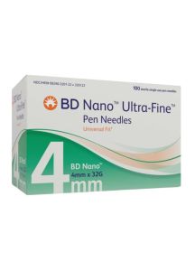 BD Nano Ultra-Fine Pen Needles, 4 mm x 32 G