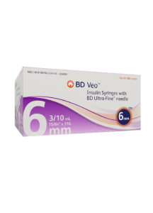 BD Veo Insulin Syringes - 0.3, 1mL