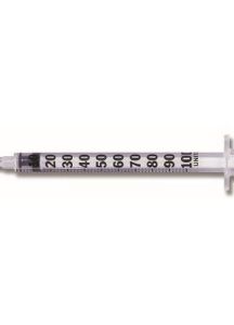 Tuberculin Syringe with Detachable PrecisionGlide Needle 21G x 1", 1 mL (100 count) - 309624
