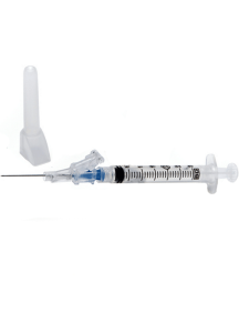 3 mL SafetyGlide Syringe with 23 Gauge 1 Inch Needle