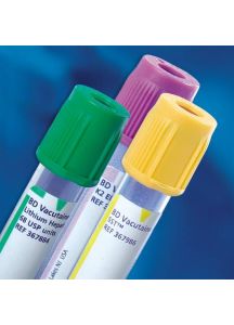 Vacutainer Plus Plastic Tube with Green Conventional Closure, 3 mL, 13 mm x 75 mm. 13 X 75 mm - 366667