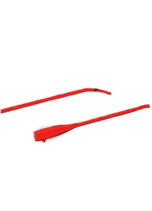 16" Coude Red Rubber Tiemann Catheter by Bard
