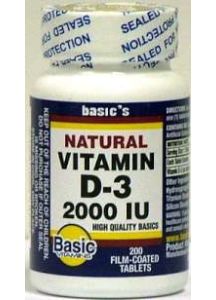 Basics Vitamin D3 Supplement - 2130573