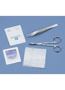 Suture Removal Kit with Iris Suture Scissors and Adson Serrated Forceps