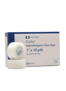 Kendall Curity Hypoallergenic Clear Tape