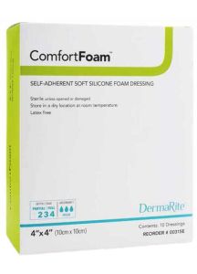 ComfortFoam Self-Adherent Soft Silicone Foam Dressing