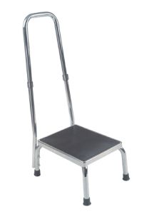 Step Stool with Handrail Fixed Height - 13031-1SV