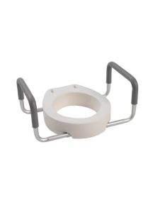 Premium Elevated Toilet Seat Rizer with Removable Arms
