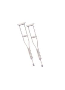 Walking Crutches Aluminum with Comfortable Underarm Pad and Handgrip