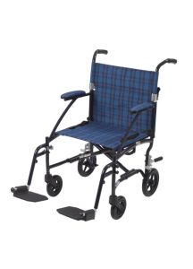 19 Inch Fly-Lite Aluminum Transport Chair by Drive