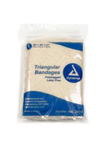 Traingular Bandages, Polybagged, Latex-Free