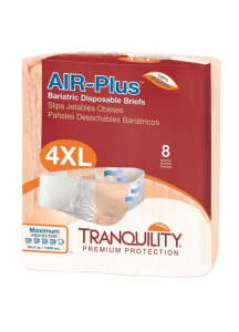 Tranquility Air Plus Bariatric Brief 4X-Large Maximum Absorbency