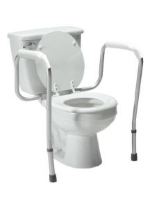 Lumex Versaframe Toilet Safety Rail, Adjustable Height