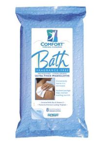 Sage Comfort Bath Cleansing Washcloths - Unscented