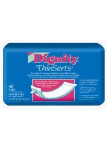 Dignity Thinserts Bladder Control Pad | Light Absorbency | 12 Inch Length - 30054-180