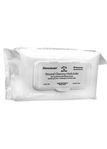 DermAssist Personal Cleansing Washcloths Pre-Moistened with Lanolin & Aloe
