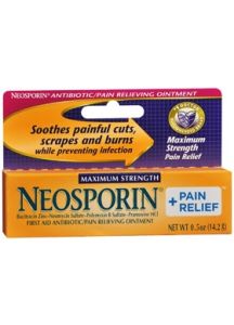 Neosporin First Aid Antibiotic Ointment - Maximum Strength 0.5 oz