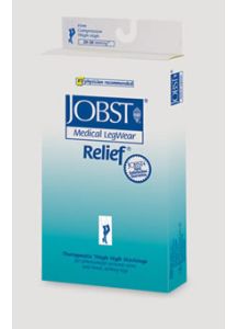 Jobst Relief Garter Style Thigh High Compression Stockings 20-30mmHg