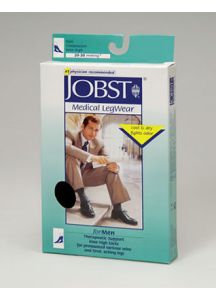 Jobst Men's Knee High Compression Socks CLOSED TOE 20-30 mmHg
