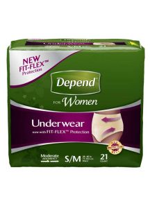 Depend Underwear for Women w/ Flex Fit Protection - Moderate Absorbency