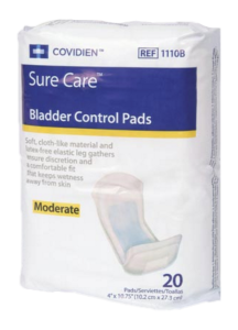 SureCare Moderate Bladder Control Pads - Effective and Discreet Protection for Light Incontinence Control with Blue Acquisition Layer