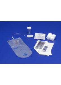 Curity Closed System Urethral Intermittent Catheter Tray 14 Fr. - 2480