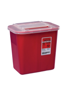 2 Gallon Red Multi-Purpose Sharps Container with Slide Lid 31142222