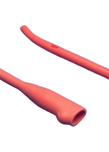 Dover Red Rubber Coude Urethral Catheter