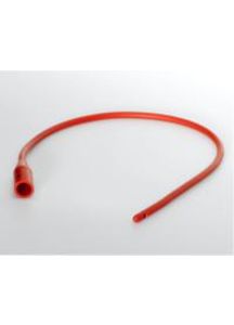 Dover Red Rubber Intermittent Urethral Catheter