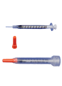 MONOJECT Insulin Syringe with Needle - Rigid Pack
