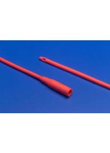 Dover Robinson Red Rubber Catheter Smooth Round Tip