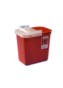 2 Gallon Red SharpSafety Sharps Container for Phlebotomy 8990SA