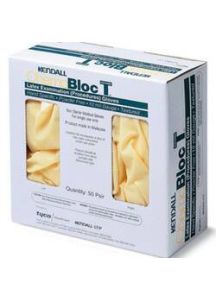 ChemoBlock T Textured Latex Exam Gloves - Powder Free Medium - CT5055G