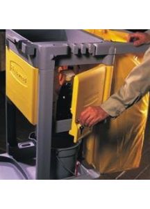 Cart Locking Janitor Cab Ea Lagasse - RCP 6181 YEL