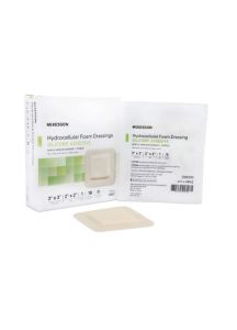 Adhesive Foam Dressing Silicone Adhesive 3 x 3 Inch - Sterile