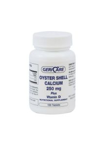 Geri-Care Oyster Shell Calcium with Vitamin D Supplement