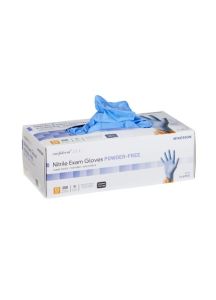 Tactile Touch Nitrile Exam Gloves Blue Textured Fingertips Chemo Rated Powder Free -NonSterile